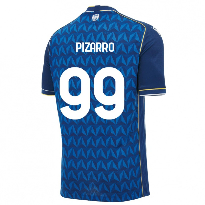 Danxen Barn Damián Pizarro #99 Kunglig Blå Vit Blå Bortatröja Matchtröjor 2026/27 Tröjor T-Tröja