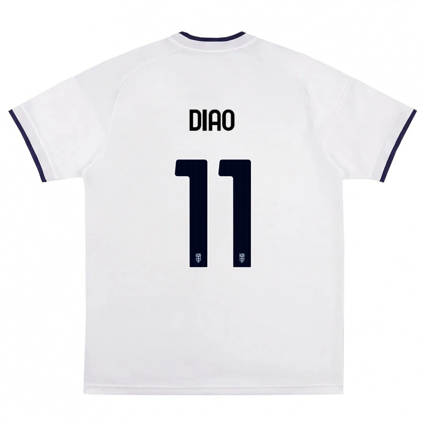Danxen Barn Assane Diao #11 Vit Röd Kunglig Blå Bortatröja Matchtröjor 2026/27 Tröjor T-Tröja