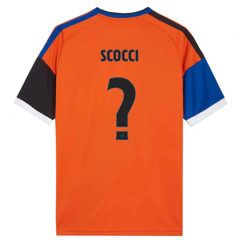 Danxen Barn Nicholas Scocci #0 Orange Blå Svart Vit Bortatröja Matchtröjor 2026/27 Tröjor T-Tröja