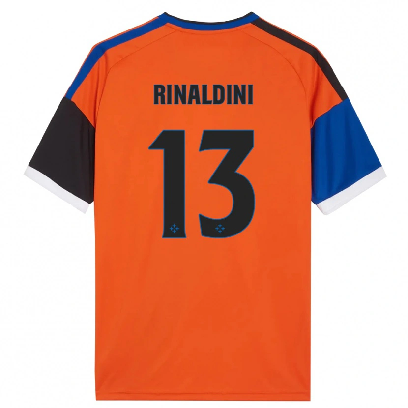 Danxen Barn Duccio Rinaldini #13 Orange Blå Svart Vit Bortatröja Matchtröjor 2026/27 Tröjor T-Tröja