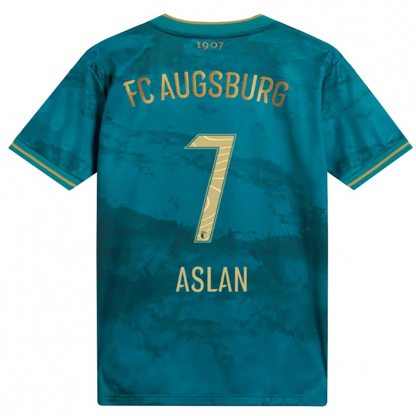 Danxen Barn Berkay Aslan #7 Grön Brun Bortatröja Matchtröjor 2026/27 Tröjor T-Tröja
