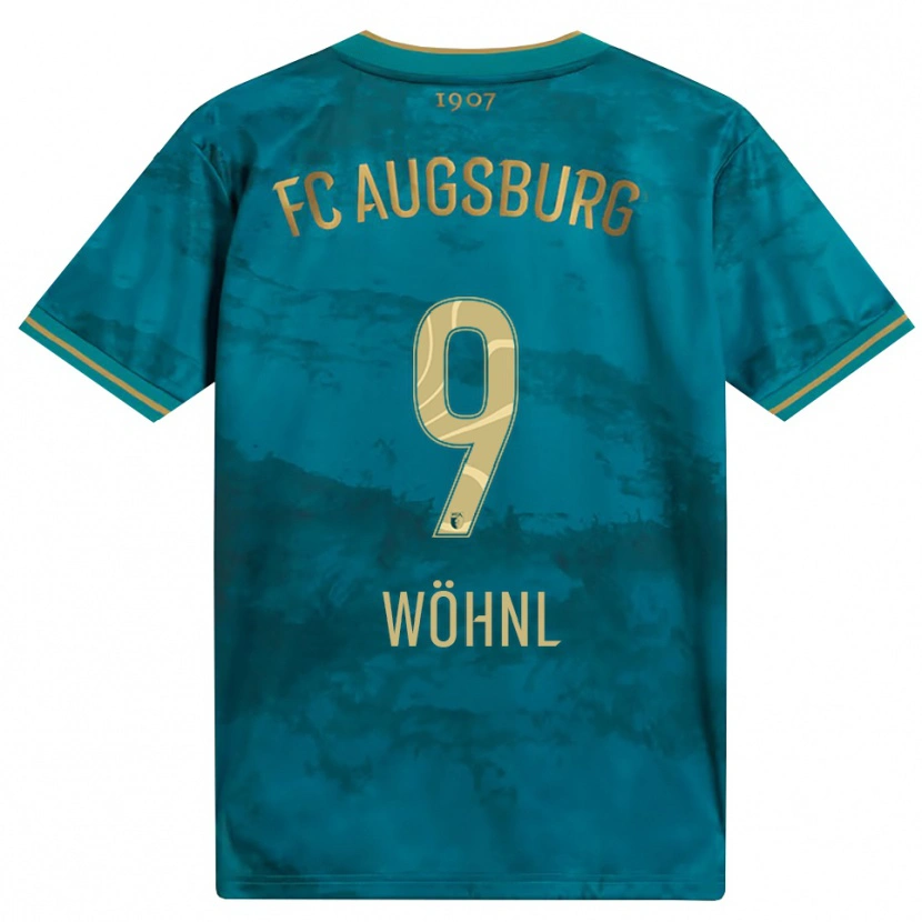 Danxen Barn Tobias Wöhnl #9 Grön Brun Bortatröja Matchtröjor 2026/27 Tröjor T-Tröja