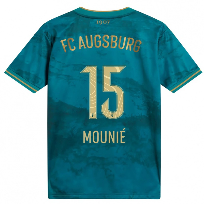 Danxen Barn Steve Mounié #15 Grön Brun Bortatröja Matchtröjor 2026/27 Tröjor T-Tröja