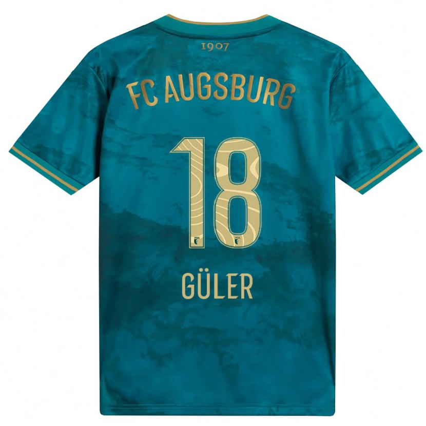 Danxen Barn Mete Güler #18 Grön Brun Bortatröja Matchtröjor 2026/27 Tröjor T-Tröja