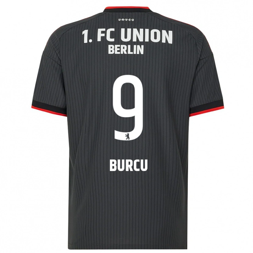 Danxen Barn Livan Burcu #9 Svart Vit Röd Bortatröja Matchtröjor 2026/27 Tröjor T-Tröja