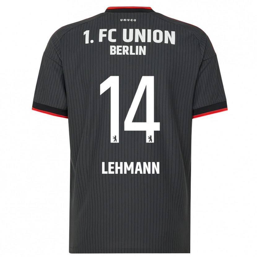 Danxen Barn Noah Lehmann #14 Svart Vit Röd Bortatröja Matchtröjor 2026/27 Tröjor T-Tröja