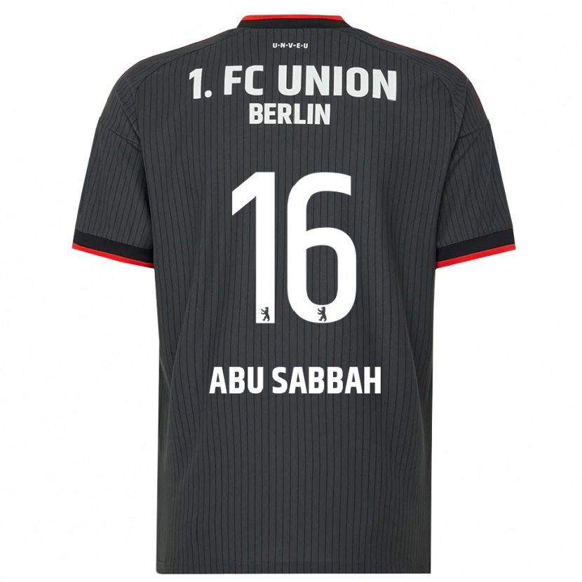 Danxen Barn Sarah Abu Sabbah #16 Svart Vit Röd Bortatröja Matchtröjor 2026/27 Tröjor T-Tröja