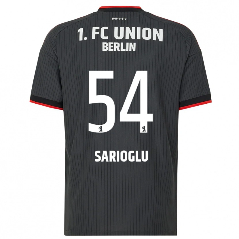 Danxen Barn Defne Sarıoğlu #54 Svart Vit Röd Bortatröja Matchtröjor 2026/27 Tröjor T-Tröja
