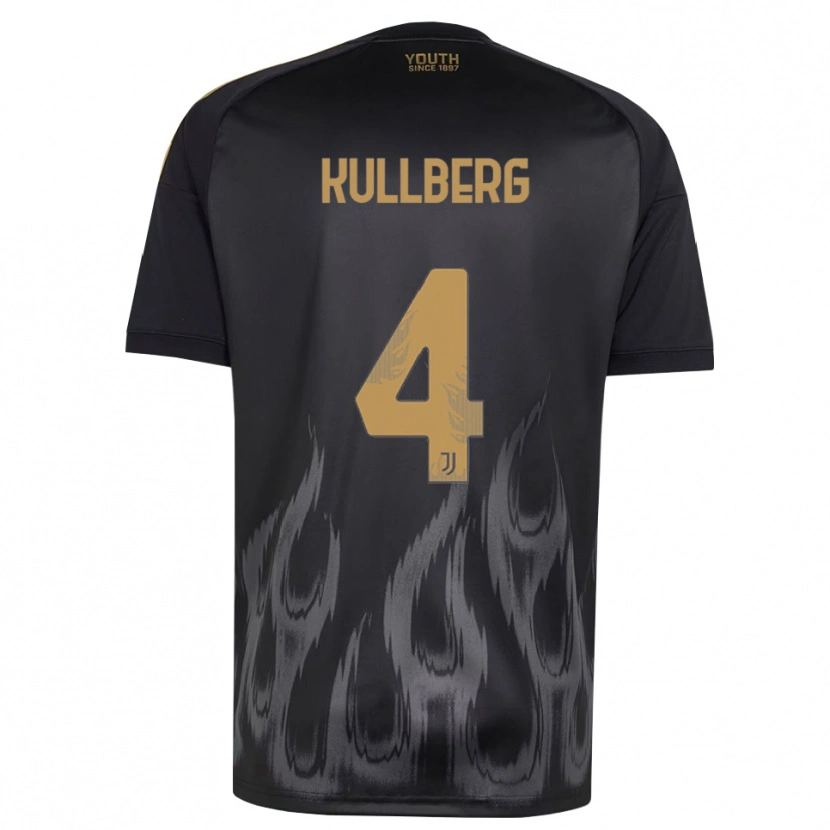 Danxen Barn Emma Nanny Charlotte Kullberg #4 Svart Brun Tredjesatsen Matchtröjor 2026/27 Tröjor T-Tröja