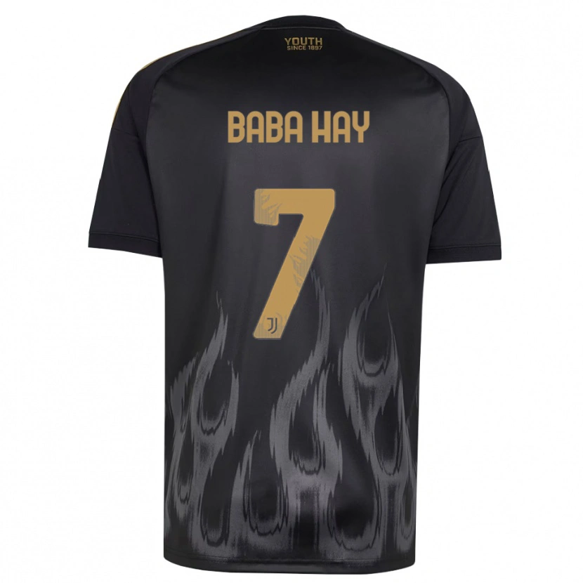 Danxen Barn Amir Baba Hay #7 Svart Brun Tredjesatsen Matchtröjor 2026/27 Tröjor T-Tröja