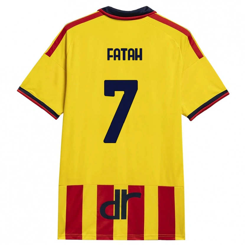 Danxen Män Amar Fatah #7 Gul Röd Hemmatröja Matchtröjor 2026/27 Tröjor T-Tröja
