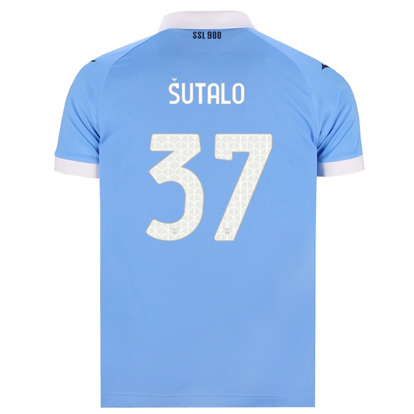 Danxen Män Josip Sutalo #37 Himmelblå Svart Vit Hemmatröja Matchtröjor 2026/27 Tröjor T-Tröja