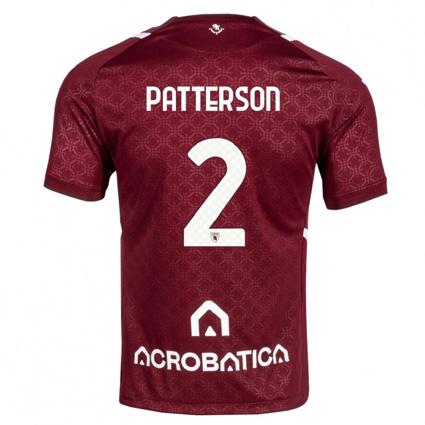 Danxen Män Nathan Patterson #2 Burgundy Vit Hemmatröja Matchtröjor 2026/27 Tröjor T-Tröja