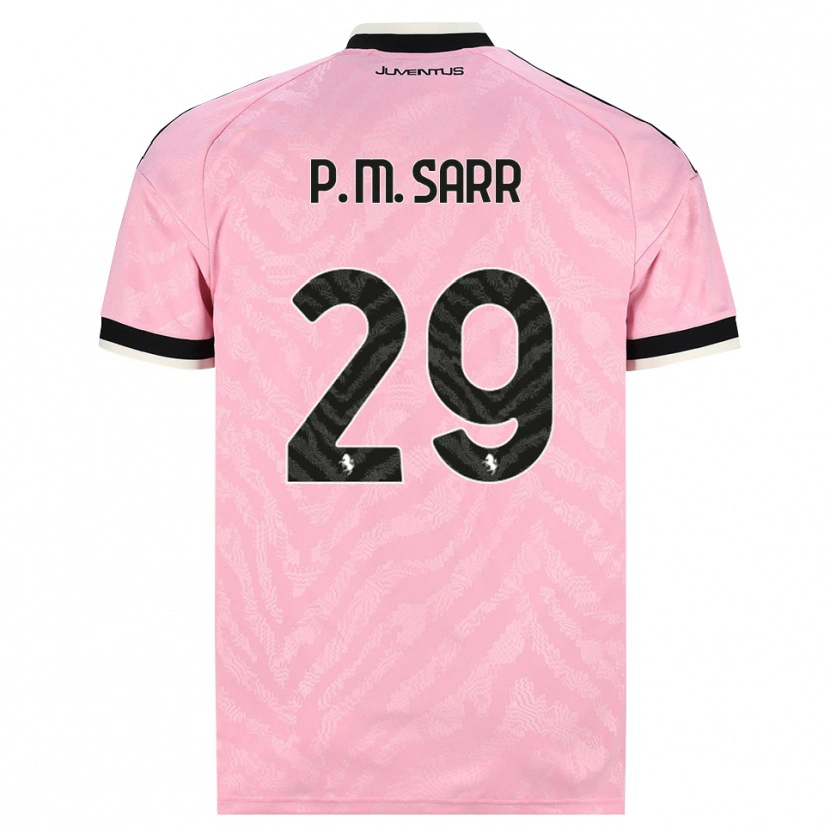 Danxen Män Pape Matar Sarr #29 Rosa Svart Bortatröja Matchtröjor 2026/27 Tröjor T-Tröja