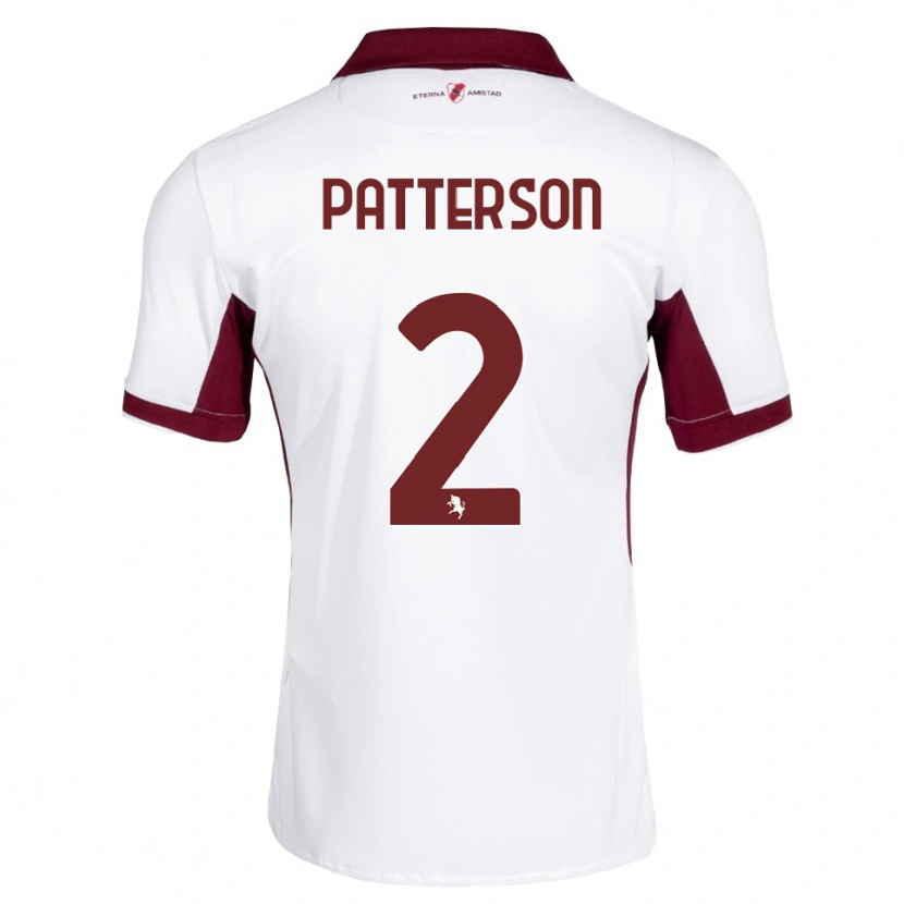 Danxen Män Nathan Patterson #2 Burgundy Vit Röd Bortatröja Matchtröjor 2026/27 Tröjor T-Tröja