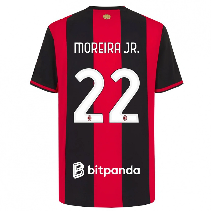 Danxen Män Diego Moreira #22 Röd Svart Vit Hemmatröja Matchtröjor 2026/27 Tröjor T-Tröja