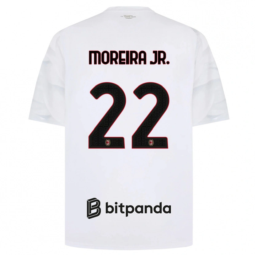 Danxen Män Diego Moreira #22 Vit Röd Svart Bortatröja Matchtröjor 2026/27 Tröjor T-Tröja