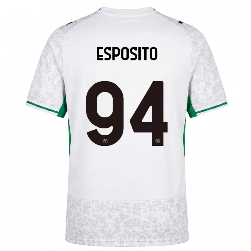 Danxen Män Sebastiano Esposito #94 Vit Svart Grön Bortatröja Matchtröjor 2026/27 Tröjor T-Tröja