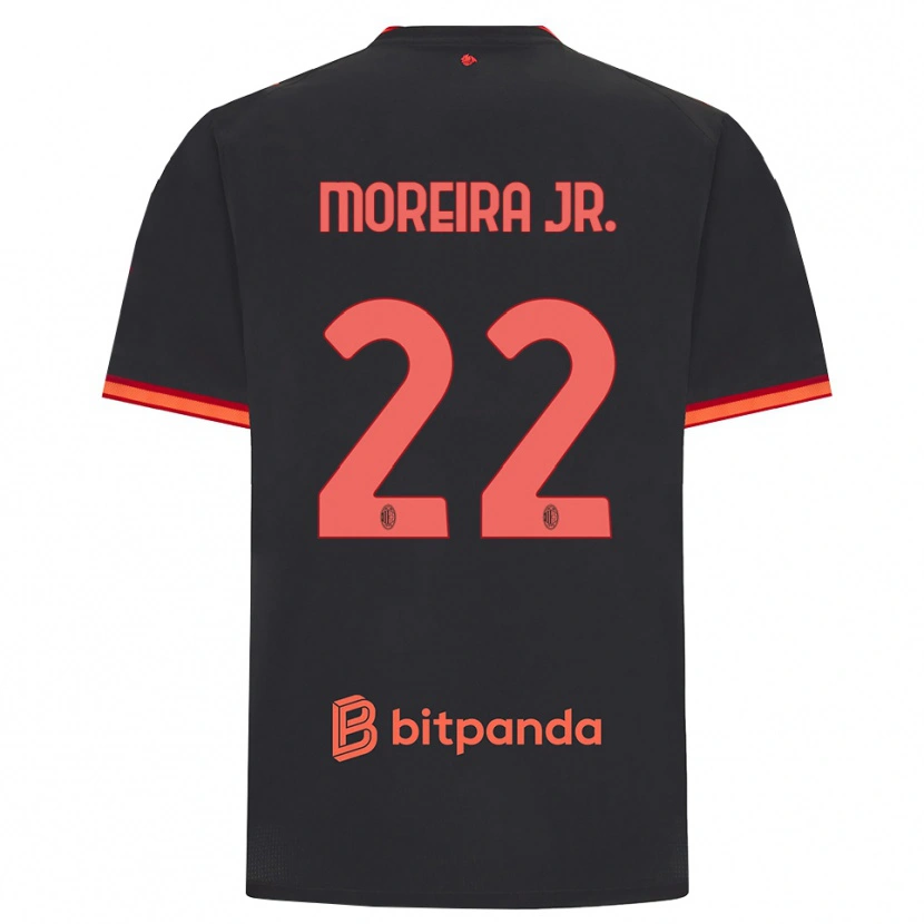 Danxen Män Diego Moreira #22 Svart Röd Tredjesatsen Matchtröjor 2026/27 Tröjor T-Tröja
