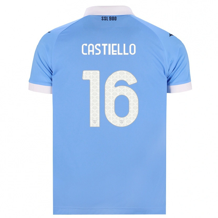 Danxen Män Antonietta Castiello #16 Himmelblå Svart Vit Hemmatröja Matchtröjor 2026/27 Tröjor T-Tröja