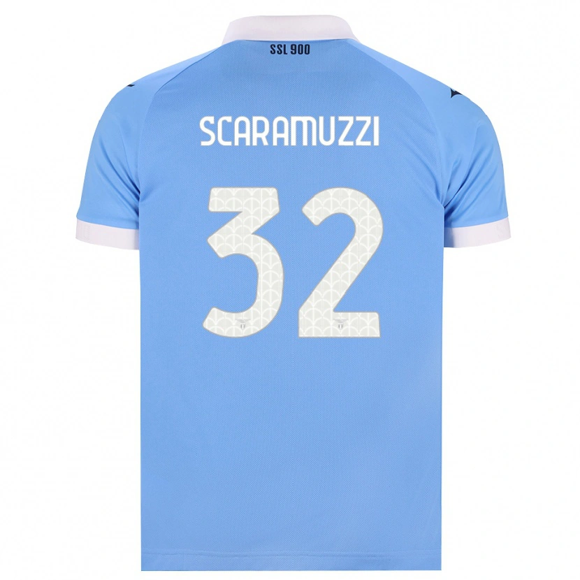 Danxen Män Chiara Scaramuzzi #32 Himmelblå Svart Vit Hemmatröja Matchtröjor 2026/27 Tröjor T-Tröja