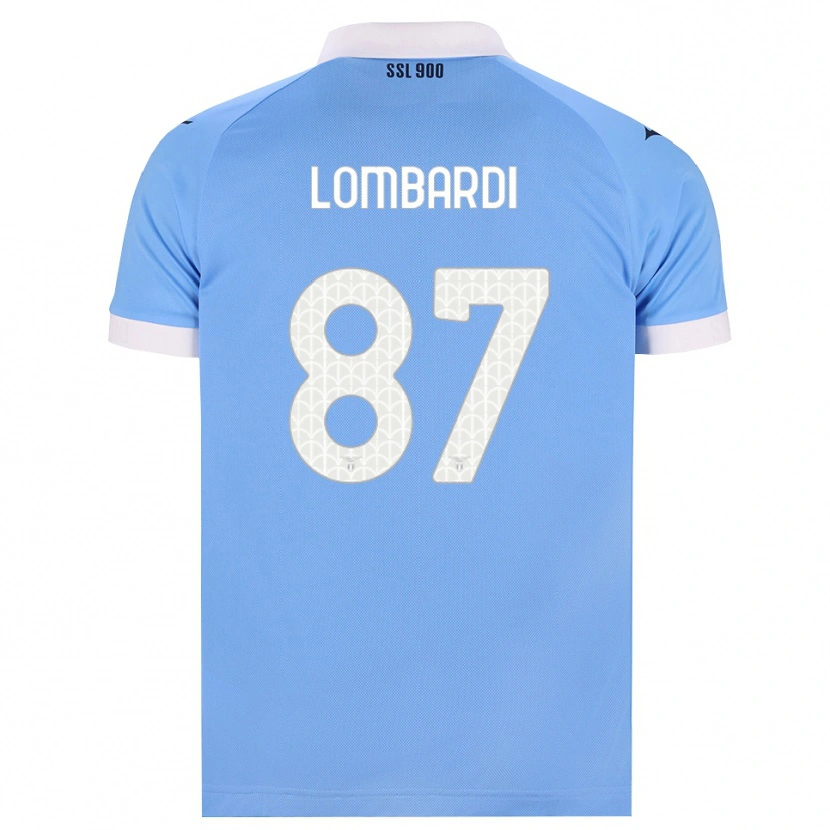 Danxen Män Cristiano Lombardi #87 Himmelblå Svart Vit Hemmatröja Matchtröjor 2026/27 Tröjor T-Tröja
