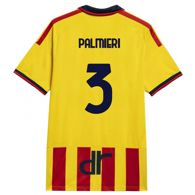Danxen Män Andrea Palmieri #3 Gul Röd Hemmatröja Matchtröjor 2026/27 Tröjor T-Tröja