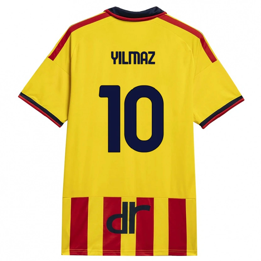 Danxen Män Enes Yilmaz #10 Gul Röd Hemmatröja Matchtröjor 2026/27 Tröjor T-Tröja