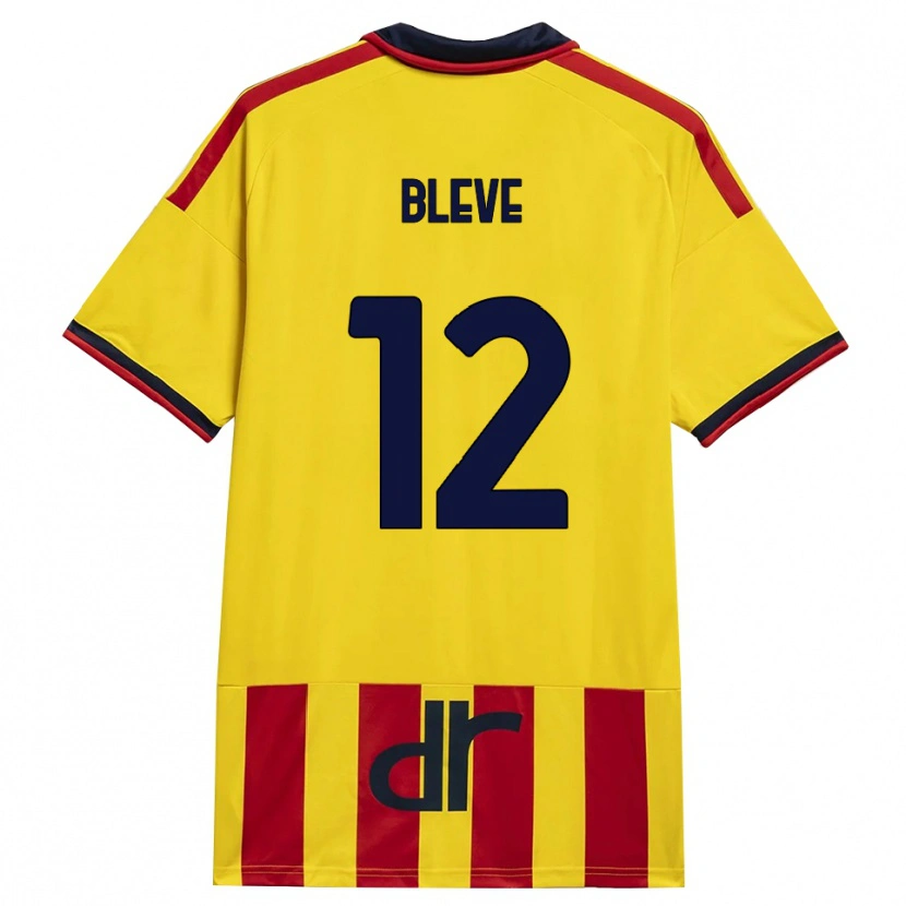 Danxen Män Daniele Bleve #12 Gul Röd Hemmatröja Matchtröjor 2026/27 Tröjor T-Tröja