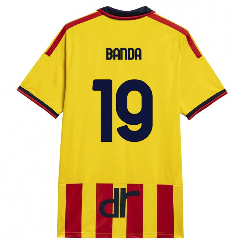 Danxen Män Lameck Banda #19 Gul Röd Hemmatröja Matchtröjor 2026/27 Tröjor T-Tröja