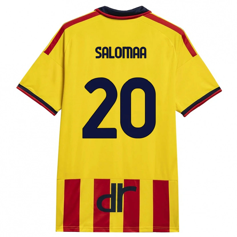 Danxen Män Henri Salomaa #20 Gul Röd Hemmatröja Matchtröjor 2026/27 Tröjor T-Tröja