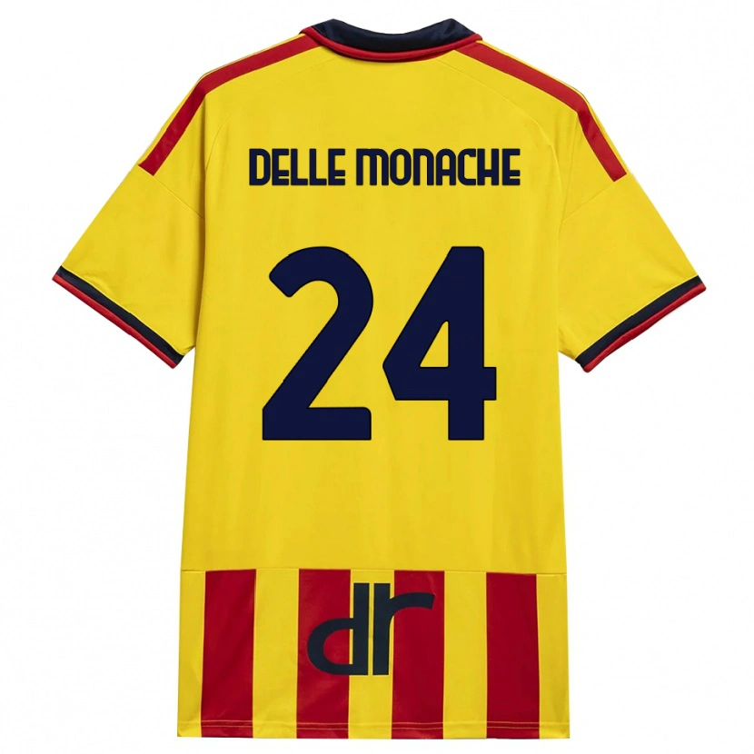 Danxen Män Marco Delle Monache #24 Gul Röd Hemmatröja Matchtröjor 2026/27 Tröjor T-Tröja