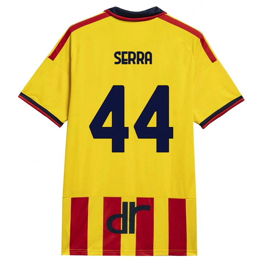 Danxen Män Francesco Serra #44 Gul Röd Hemmatröja Matchtröjor 2026/27 Tröjor T-Tröja