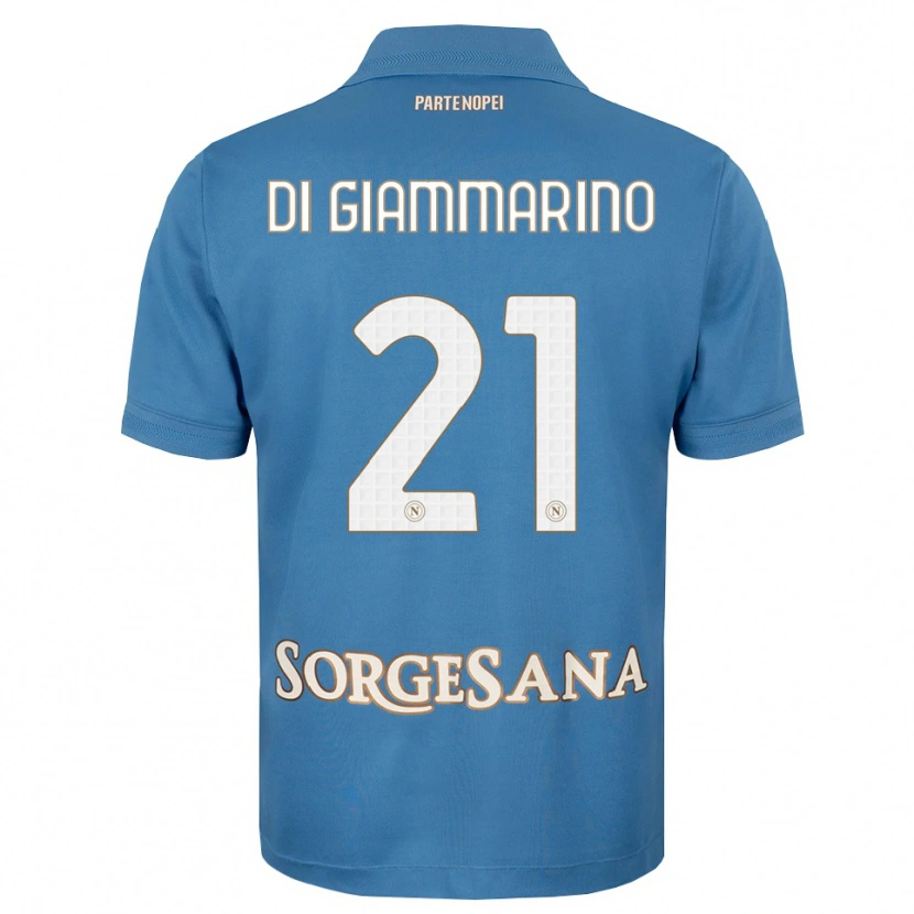 Danxen Män Virginia Di Giammarino #21 Dimblå Vit Hemmatröja Matchtröjor 2026/27 Tröjor T-Tröja