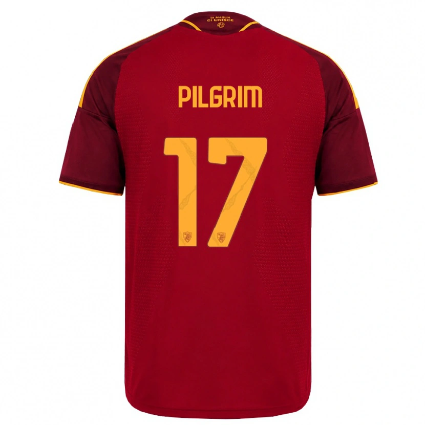 Danxen Män Alayah Pilgrim #17 Röd Gyllene Gul Hemmatröja Matchtröjor 2026/27 Tröjor T-Tröja