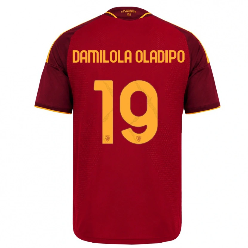 Danxen Män Shukurat Damilola Oladipo #19 Röd Gyllene Gul Hemmatröja Matchtröjor 2026/27 Tröjor T-Tröja
