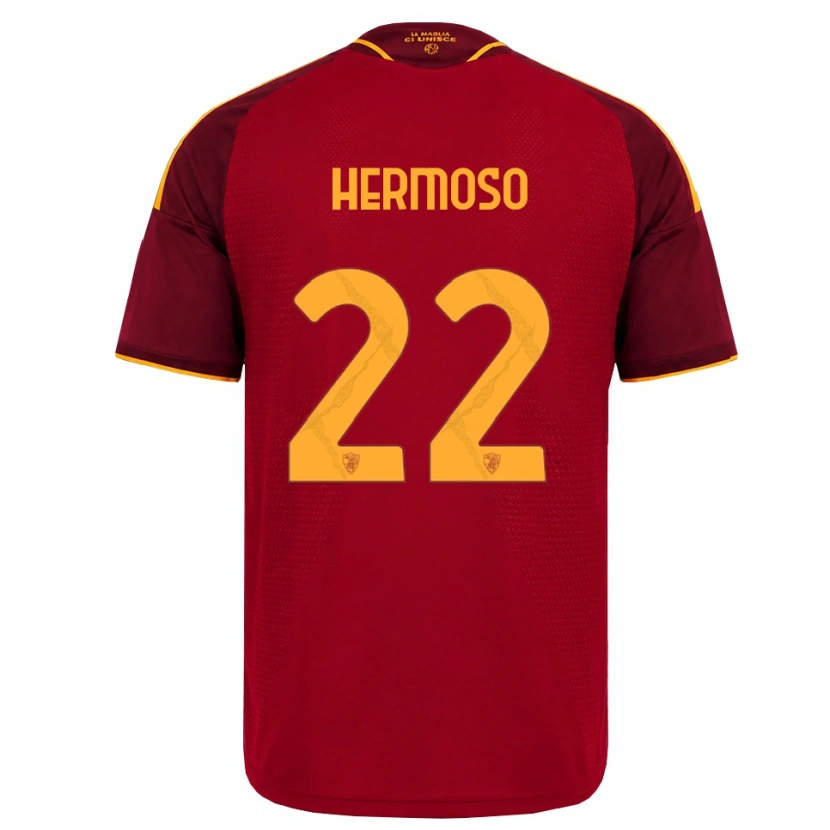 Danxen Män Mario Hermoso #22 Röd Gyllene Gul Hemmatröja Matchtröjor 2026/27 Tröjor T-Tröja