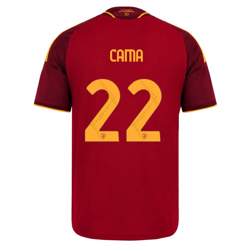 Danxen Män Cristian Cama #22 Röd Gyllene Gul Hemmatröja Matchtröjor 2026/27 Tröjor T-Tröja