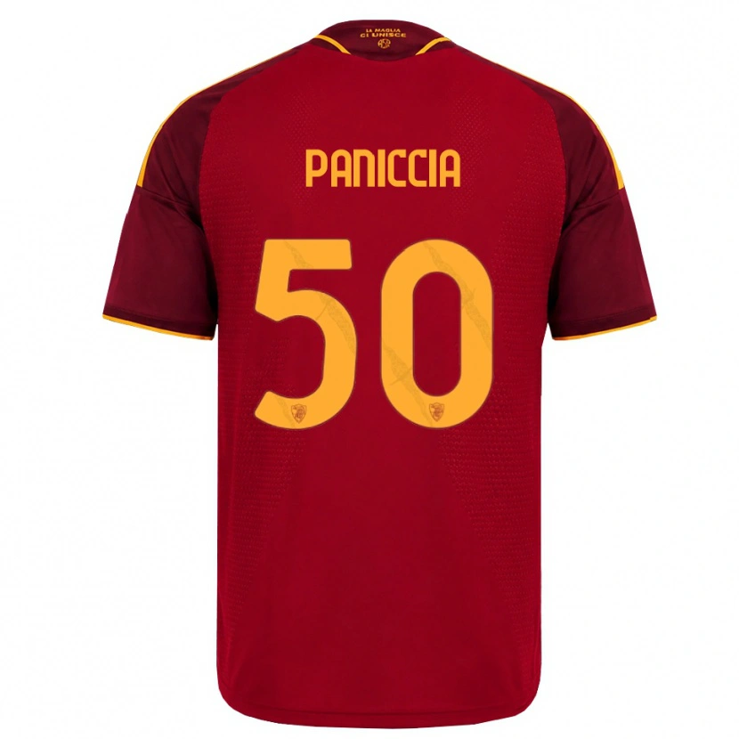 Danxen Män Martina Paniccia #50 Röd Gyllene Gul Hemmatröja Matchtröjor 2026/27 Tröjor T-Tröja