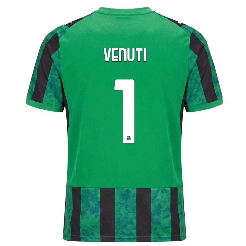 Danxen Män Gioele Venuti #1 Grön Svart Vit Hemmatröja Matchtröjor 2026/27 Tröjor T-Tröja
