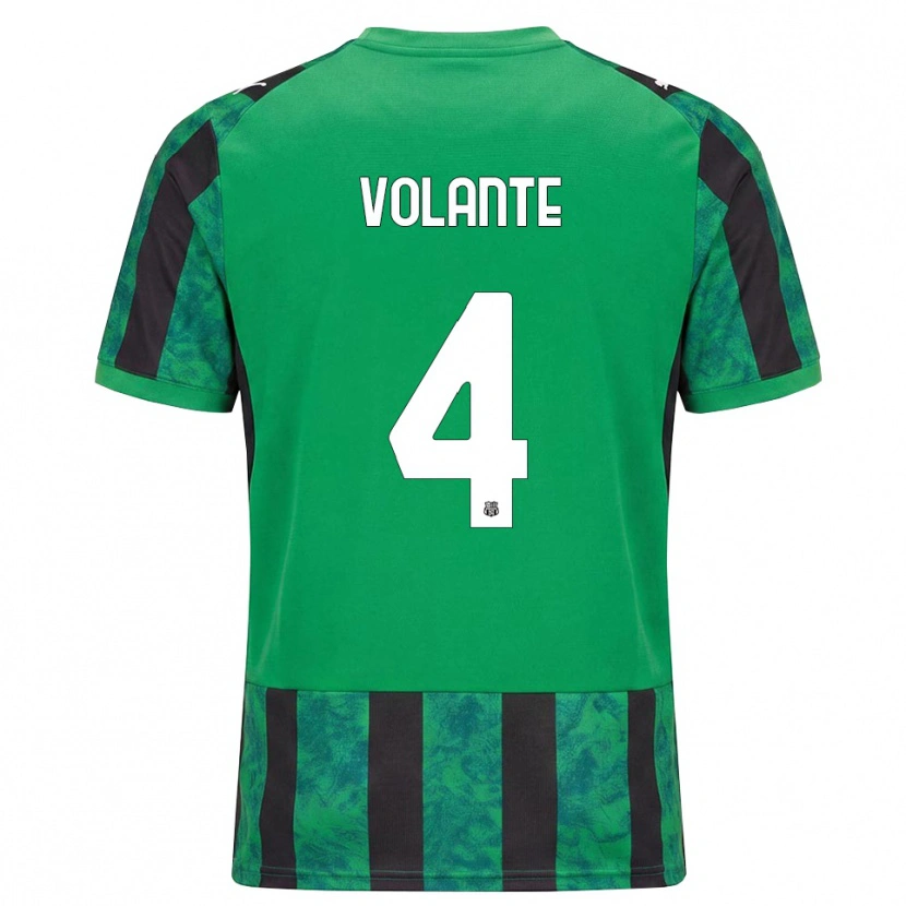Danxen Män Giulio Volante #4 Grön Svart Vit Hemmatröja Matchtröjor 2026/27 Tröjor T-Tröja