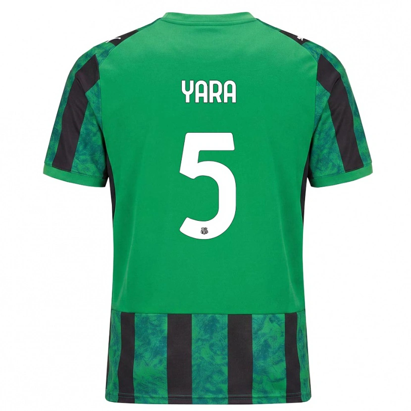 Danxen Män Moussa Yara #5 Grön Svart Vit Hemmatröja Matchtröjor 2026/27 Tröjor T-Tröja