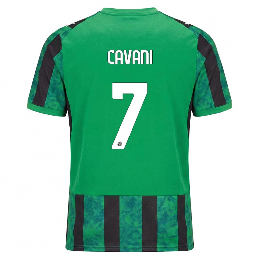 Danxen Män Lorenzo Cavani #7 Grön Svart Vit Hemmatröja Matchtröjor 2026/27 Tröjor T-Tröja