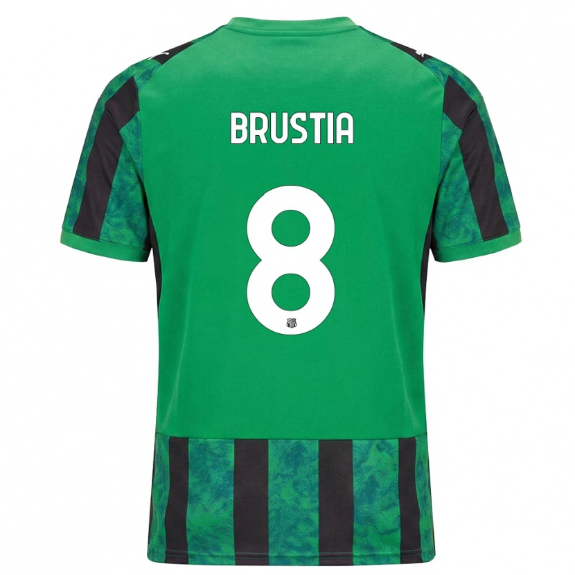 Danxen Män Martina Brustia #8 Grön Svart Vit Hemmatröja Matchtröjor 2026/27 Tröjor T-Tröja