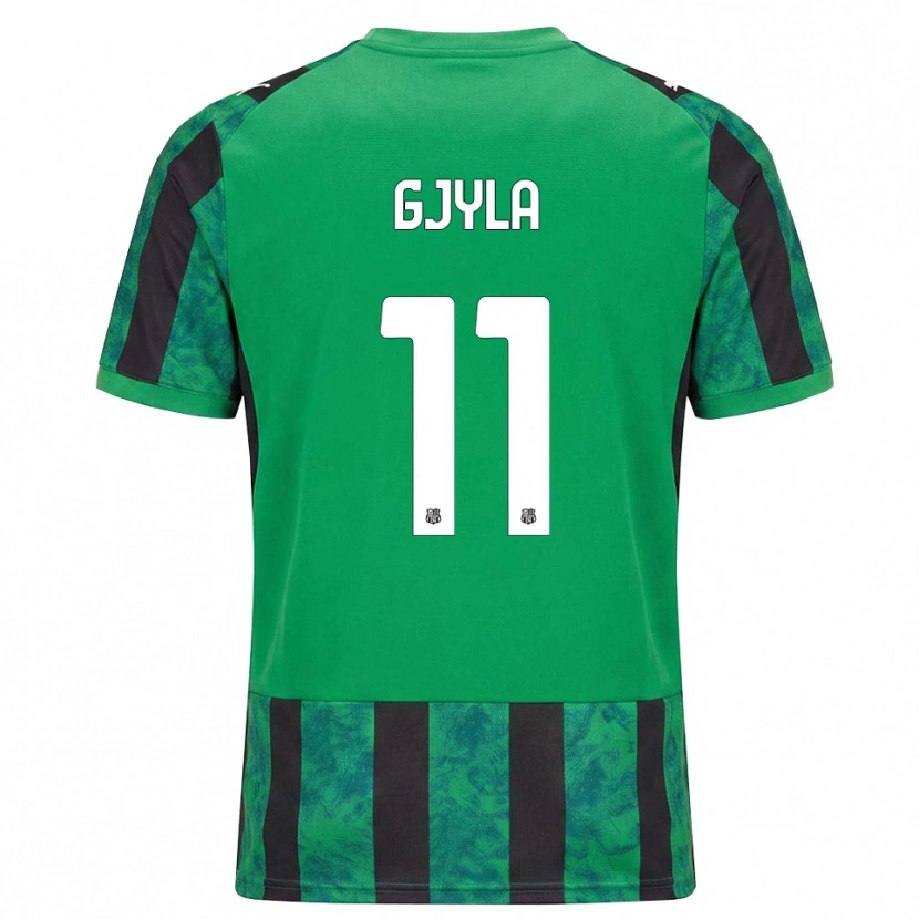 Danxen Män Briajan Gjyla #11 Grön Svart Vit Hemmatröja Matchtröjor 2026/27 Tröjor T-Tröja