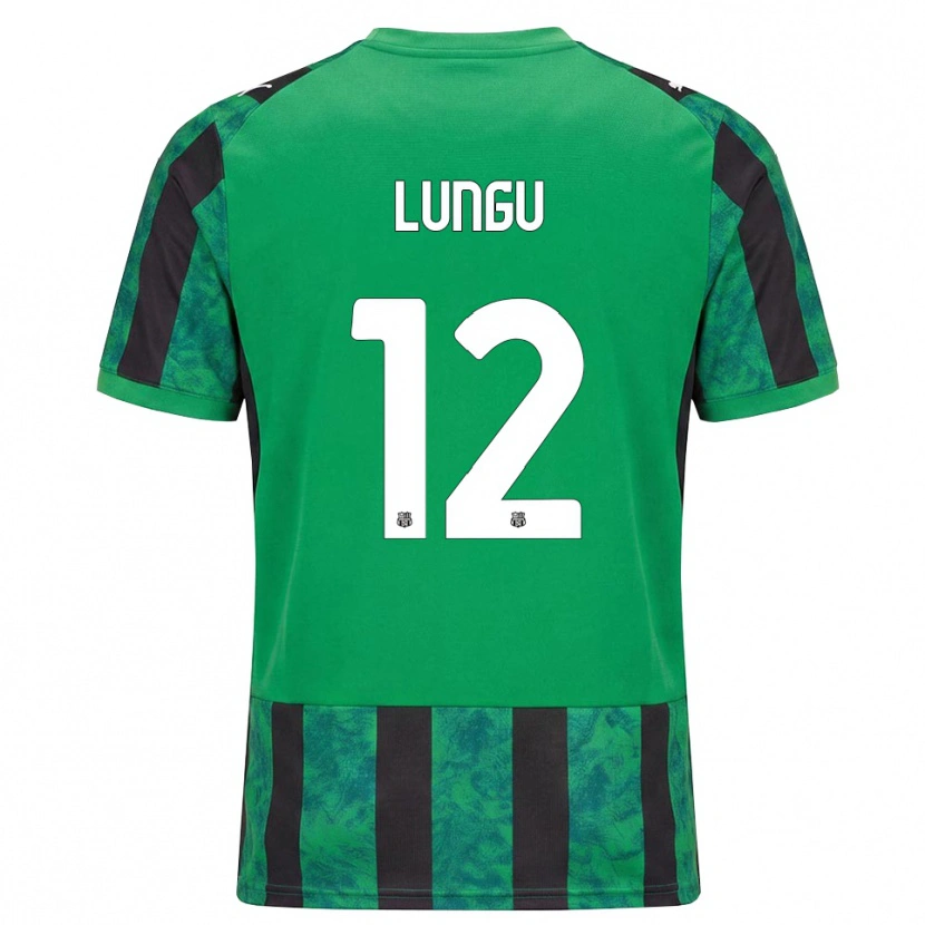 Danxen Män Luca Lungu #12 Grön Svart Vit Hemmatröja Matchtröjor 2026/27 Tröjor T-Tröja