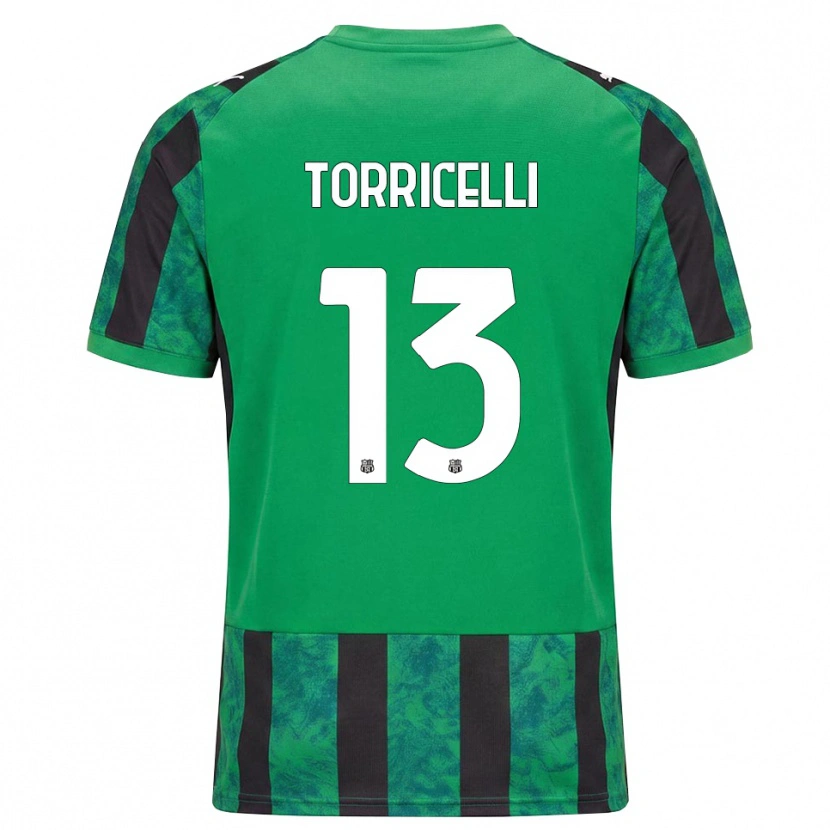 Danxen Män Marco Torricelli #13 Grön Svart Vit Hemmatröja Matchtröjor 2026/27 Tröjor T-Tröja