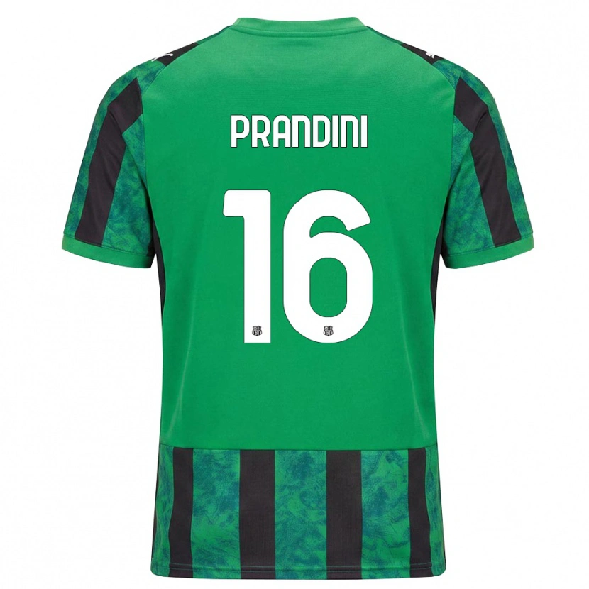 Danxen Män Lorenzo Prandini #16 Grön Svart Vit Hemmatröja Matchtröjor 2026/27 Tröjor T-Tröja