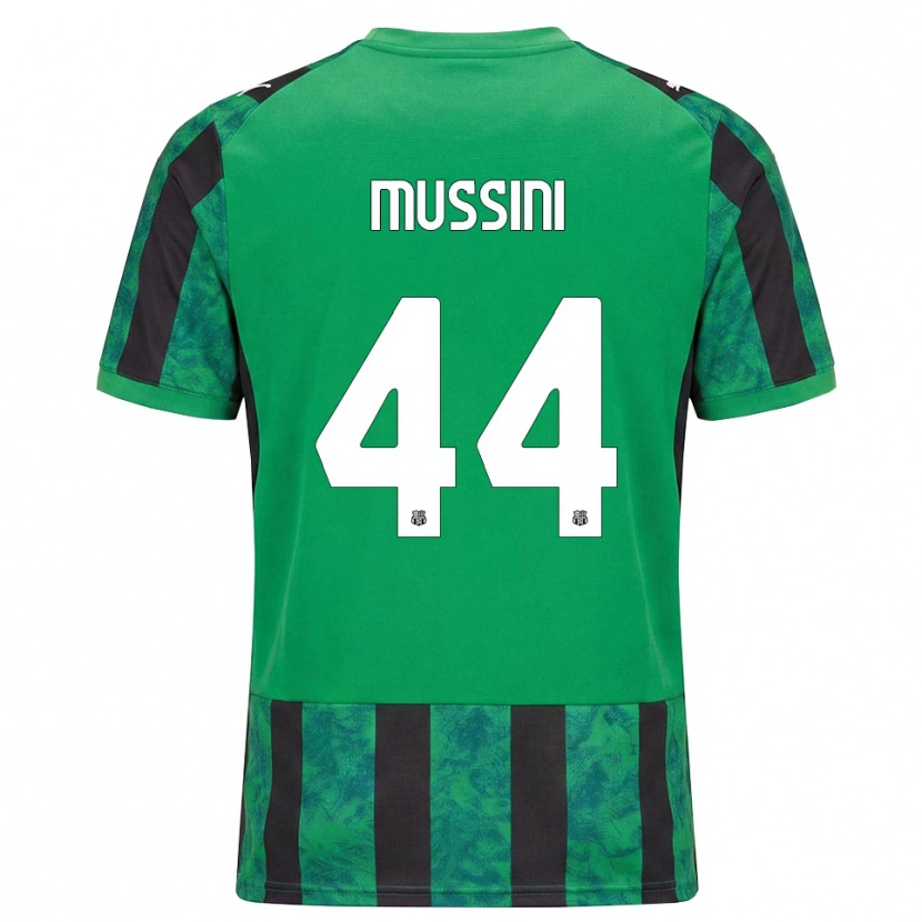 Danxen Män Andrea Mussini #44 Grön Svart Vit Hemmatröja Matchtröjor 2026/27 Tröjor T-Tröja