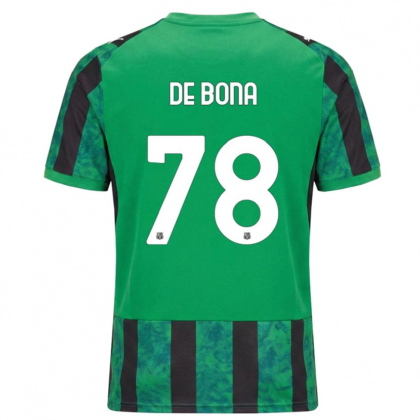Danxen Män Francesca De Bona #78 Grön Svart Vit Hemmatröja Matchtröjor 2026/27 Tröjor T-Tröja